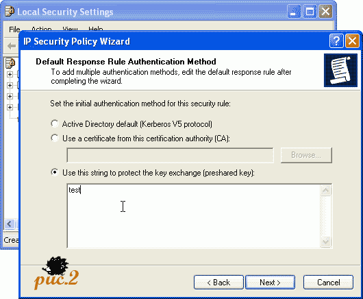 IPSec Windows Linux: Create IP Security Policy