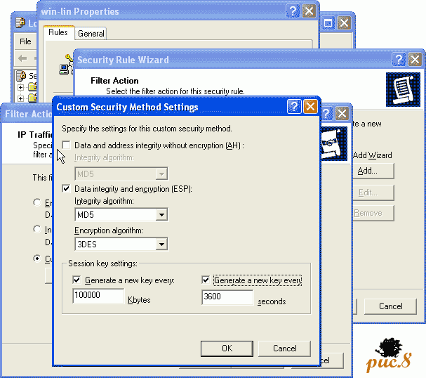 IPSec Windows Linux: IP Traffic Security